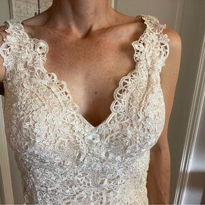 Camille La Vie Wedding dress Ivory size 6
